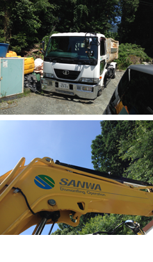 保有車両・地盤調査試験機
